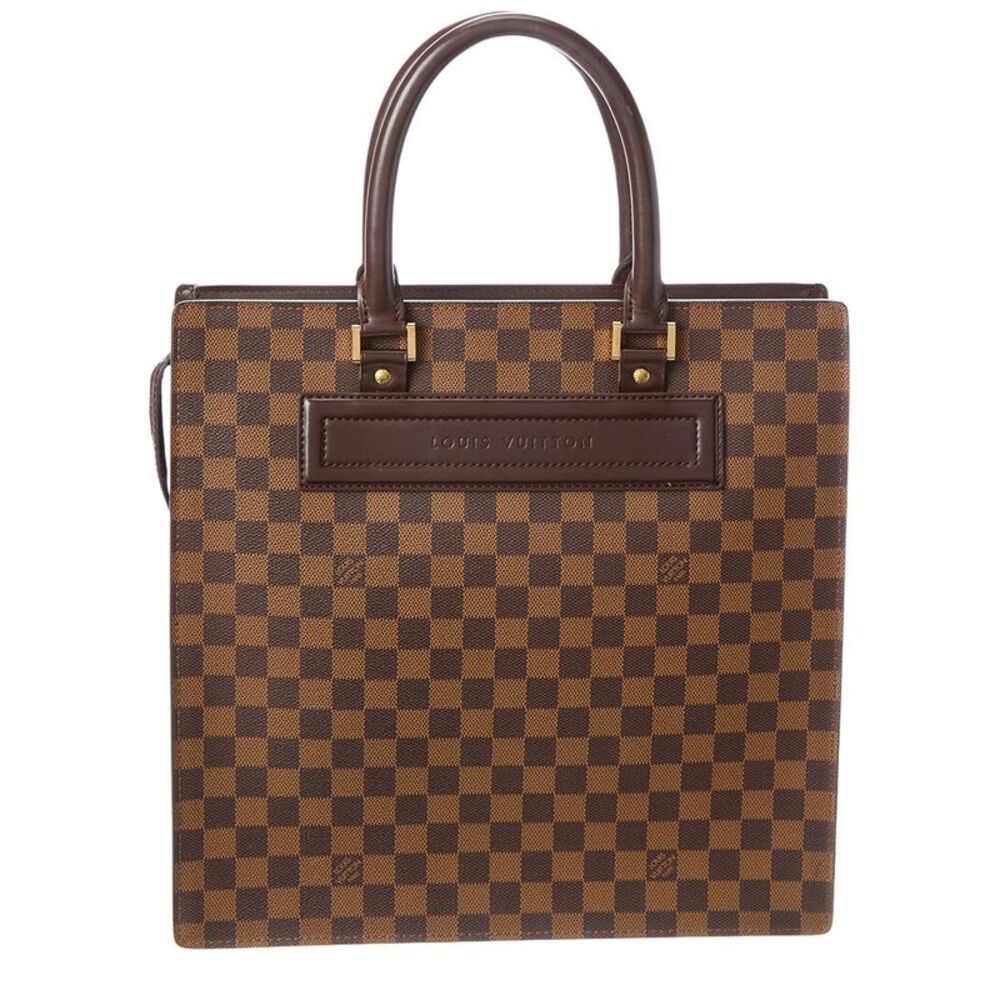 Louis Vuitton Multi Damier Ebene Canvas Venice Plat Gm (Authentic Pre-Loved)
